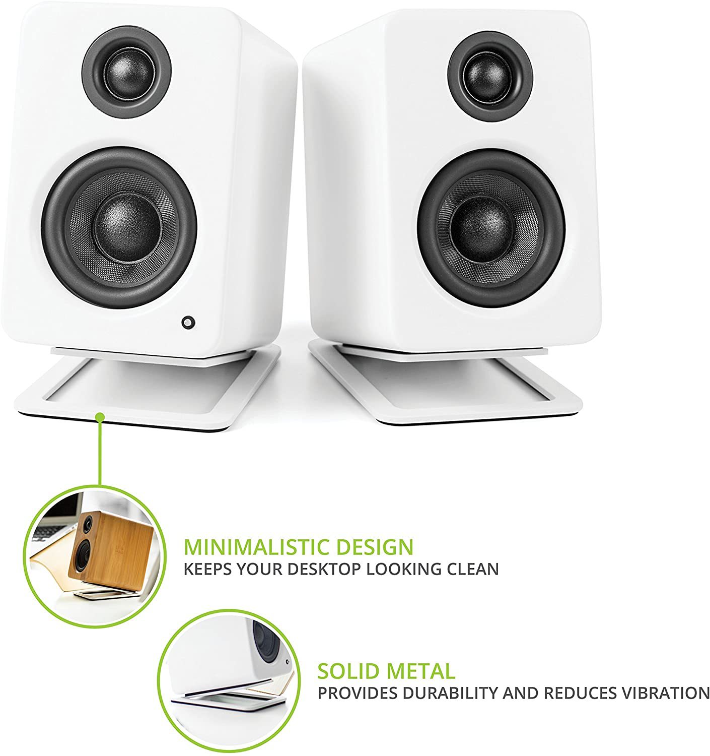 Studio Monitor Speaker - Easy Speaker Stands Small Metal Studio