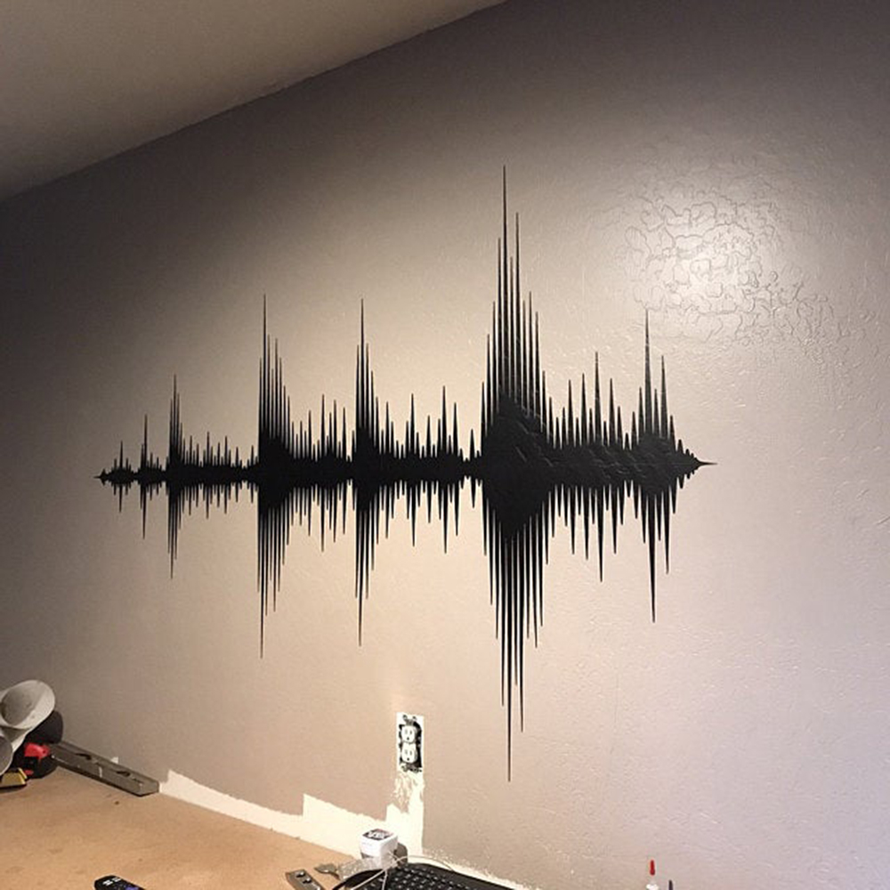 Audio Wave Wall Decal Sound Wa - Audio Music Remover 评论和价格