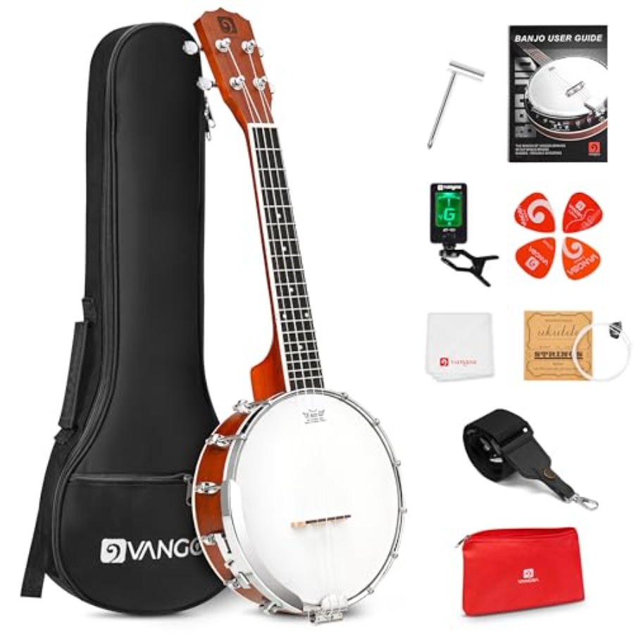 Banjolele 23 Inch with Premium - Ukulele Beginner Kit 评论和价格